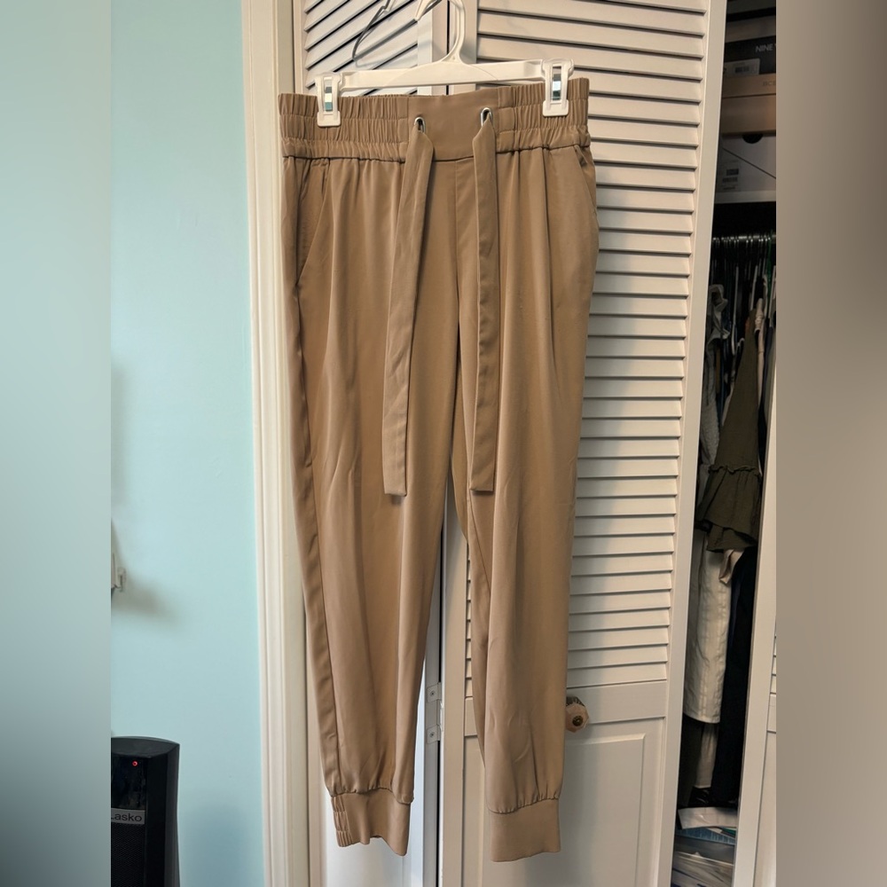 Women’s tan joggers